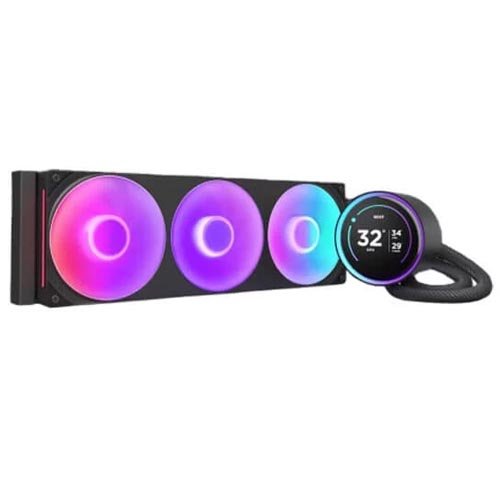 NZXT Kraken Elite 360 RGB CPU Liquid Cooler with IPS LCD (Black) RL-KR36E-B2