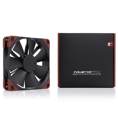 Noctua NF-F12 iPPC-24V-3000 SP IP67 PWM Heavy Duty Cooling Fan 24V Version (120mm, Black)