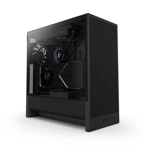 Nzxt H5 Flow 2024 Edition E-ATX Mid Tower Case Cabinet CC-H52FB-01