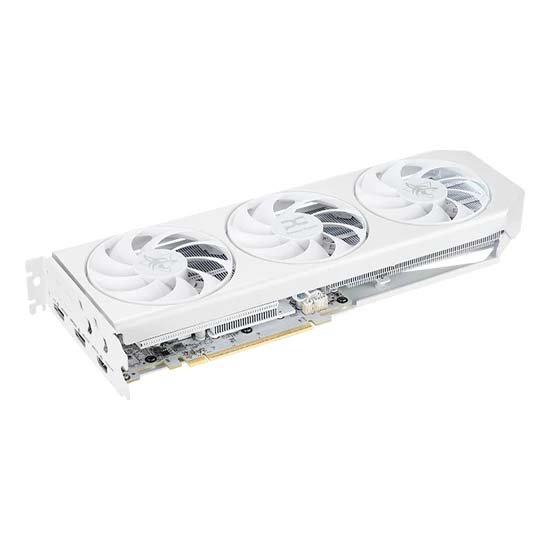 PowerColor AMD Radeon RX 9060 XT HellHound OC White 16GB GDDR6 Graphic Card RX9060XT 16G-L/OC/WHITE