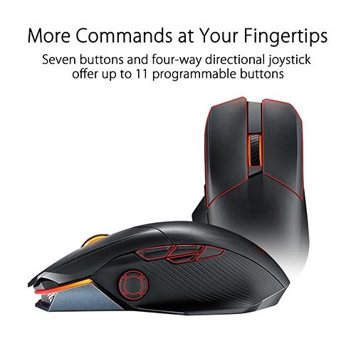 ASUS ROG Chakram X Origin Wireless Gaming Mouse (Black) P708 ROG CHAKRAM X O 4 ASUS ROG Chakram X Origin Wireless Gaming Mouse (Black) P708 ROG CHAKRAM X O
