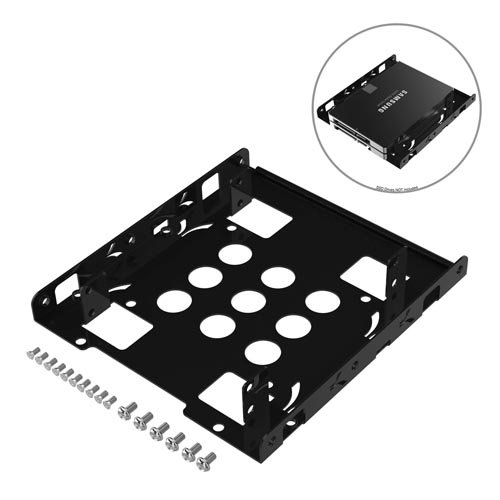 Sabrent 2.5 to 3.5″ Internal Hard Disk Drive Mounting Bracket Kit BK-HDDH