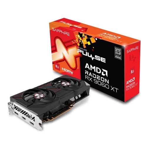Sapphire PULSE AMD Radeon RX 9060 XT 8GB Graphic Card 11350-04-20G