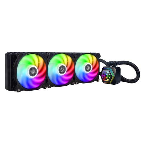 SilverStone PF360 ARGB V2 360mm All-in-One Liquid Cooler Black SST-PF360-ARGB-V2