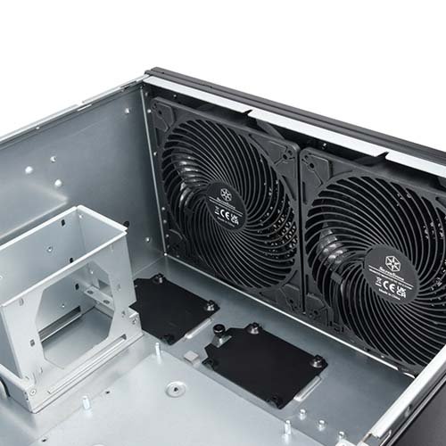 Silverstone RM51 5U rackmount server chassis with dual 180mm Cabinet SST-RM51