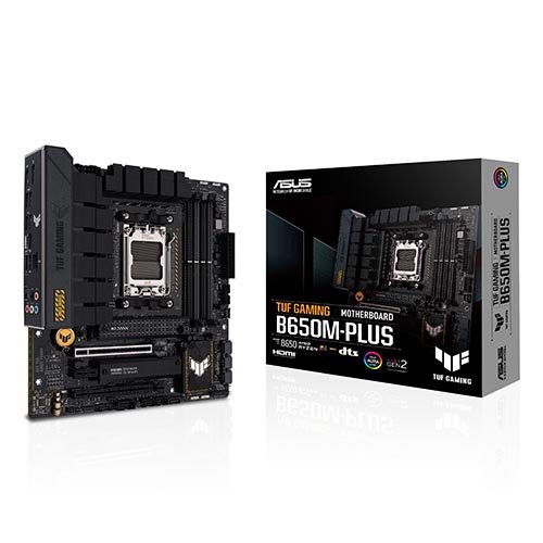 ASUS TUF GAMING B650M-PLUS AMD Ryzen AM5 Micro-ATX B650 Motherboard