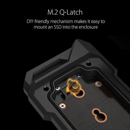 Asus TUF Gaming A1 M.2 NVMe SSD Enclosure ESD-T1A/BLK/G/AS