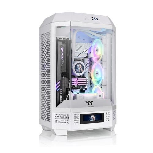 Thermaltake The Tower 300 Snow Micro Tower Cabinet CA-1Y4-00S6WN-00