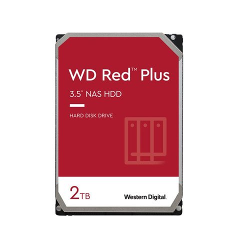 WD Red Plus 2TB NAS Hard Drive 5400 RPM HDD WD20EFPX