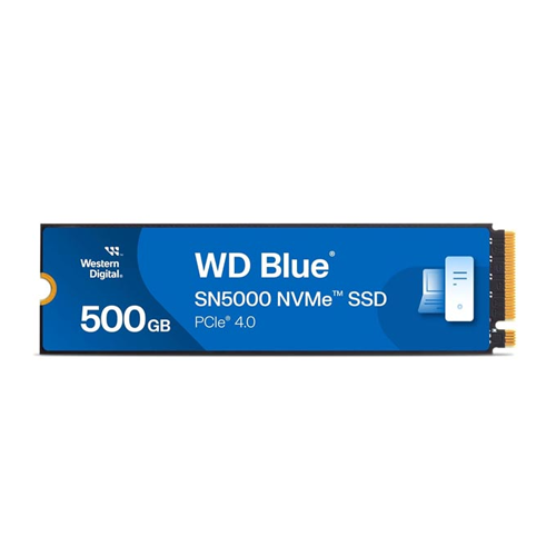 Western Digital 500GB Blue SN5000 PCIe 4.0 NVMe M.2 Internal SSD WDS500G4B0E