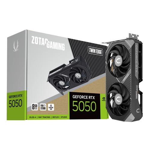 ZOTAC GAMING GeForce RTX 5050 Twin Edge Graphic Card ZT-B50500E-10M