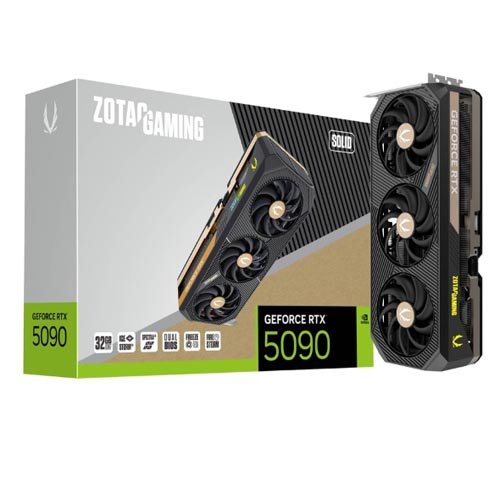 ZOTAC Gaming GeForce RTX 5090 SOLID Graphic Card ZT-B50900D-10P