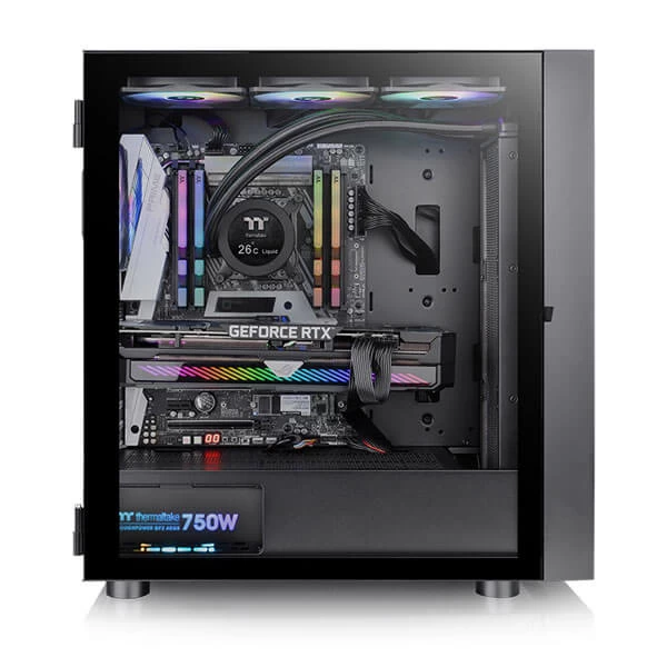 Thermaltake H570 TG ARGB (E-ATX) Mid Tower Cabinet (Black) CA-1T9-00M1WN-01 5 Thermaltake H570 TG ARGB (E-ATX) Mid Tower Cabinet (Black) CA-1T9-00M1WN-01