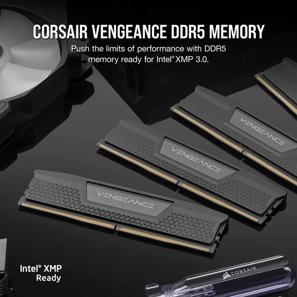 Corsair Vengeance DDR5 Series 32GB (16GBx2) 6000MHz Desktop Memory CMK32GX5M2E6000C36