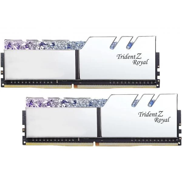 G.SKILL Trident Z Royal 16GB (2x8GB) 3200MHz DDR4 RGB Desktop Memory F4-3200C16D-16GTRS