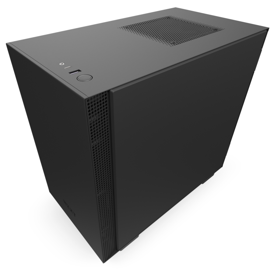 NZXT H Series H210 Matte Black Tempered Glass Mini-ITX Tower Case CA-H210B-B1 3 NZXT H Series H210 Matte Black Tempered Glass Mini-ITX Tower Case CA-H210B-B1