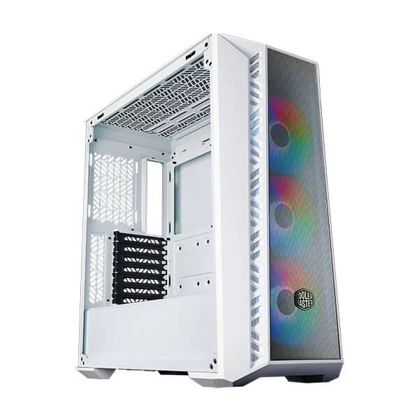 Cooler Master MasterBox 520 Mesh ARGB White Mid Tower Cabinet With Tempered Glass Side Panel MB520-WGNN-S00 3 Cooler Master MasterBox 520 Mesh ARGB White Mid Tower Cabinet With Tempered Glass Side Panel MB520-WGNN-S00