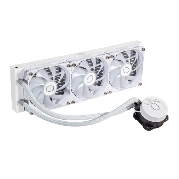 Cooler Master MasterLiquid ML360L Core ARGB 360mm CPU Liquid Cooler (White) MLW-D36M-A18PZ-RW 3 Cooler Master MasterLiquid ML360L Core ARGB 360mm CPU Liquid Cooler (White) MLW-D36M-A18PZ-RW