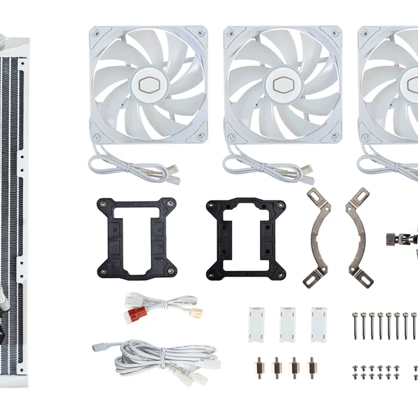 Cooler Master MasterLiquid ML360L Core ARGB 360mm CPU Liquid Cooler (White) MLW-D36M-A18PZ-RW