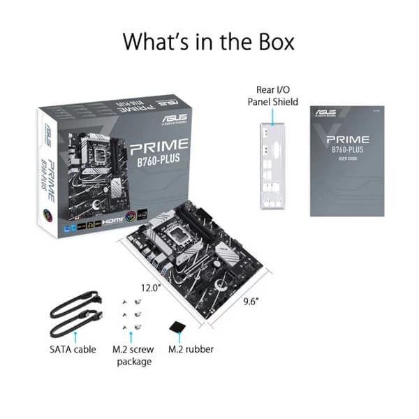 Asus Prime B760-PLUS Motherboard PRIME-B760-PLUS 2 Asus Prime B760-PLUS Motherboard PRIME-B760-PLUS