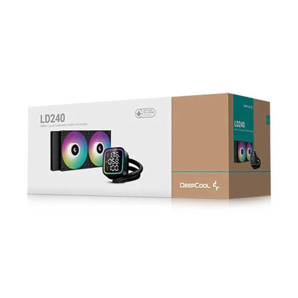 Deepcool LD240 ARGB CPU Liquid Cooler (Black) R-LD240-BKMSN-G-1